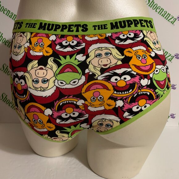 Torrid Cheeky Panties Underwear The Muppets Christmas Kermit Plus Size 3 22 24 - Picture 3 of 4